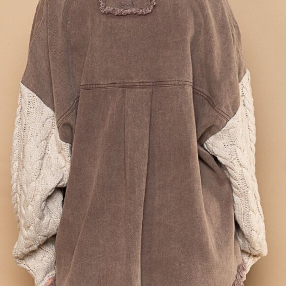 #109 POL Jacket with Sweater Sleeves - Picture 8 of 8